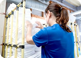 クリーニング作業